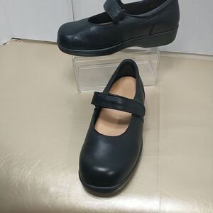 Apex Ambulator Mary Jane Black Orthopedic SZ9.5 XtraWide B6000W.